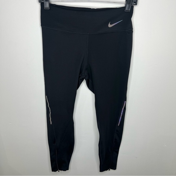NIKE Running Dri Fit Women's Workout Active Leggings Size Medium - Picture 1 of 11